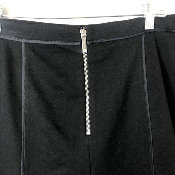 Michael Michael Kors NWT Women's Black Skirt Back Exposed Zipper Size 16 - Picture 3 of 7